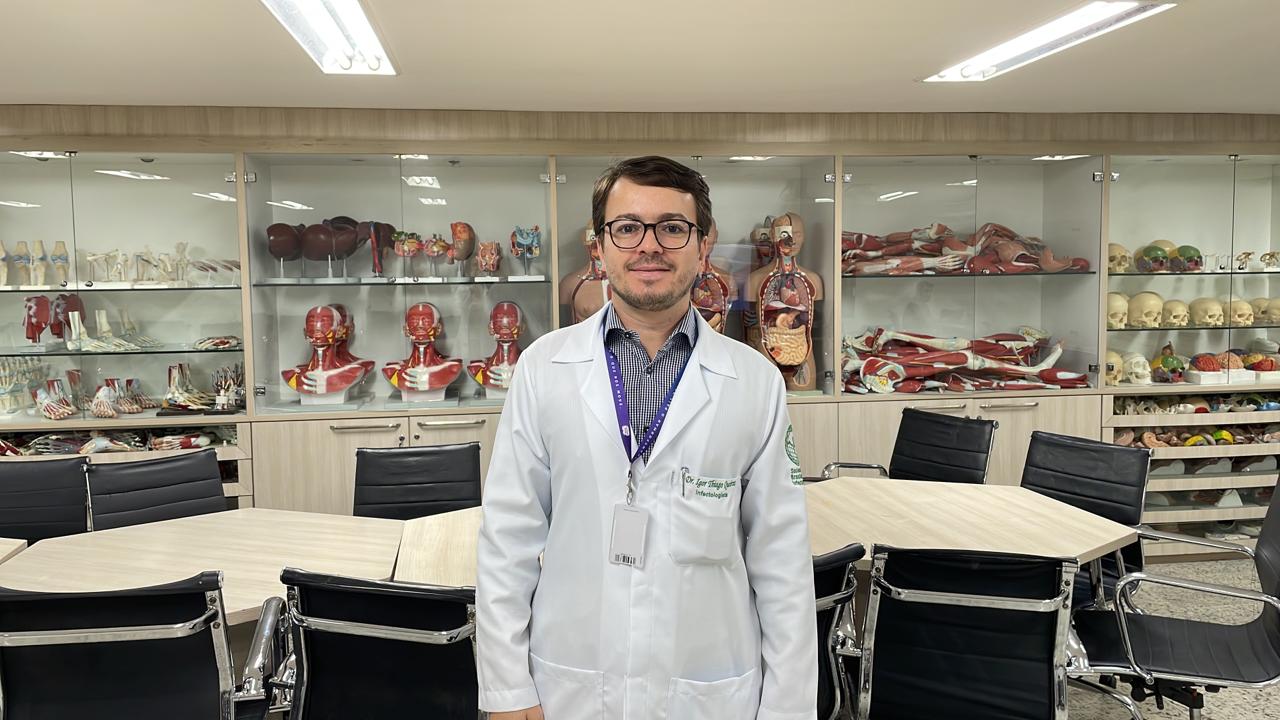 Igor Queiroz, professor do curso de Medicina da Universidade Potiguar (UnP)